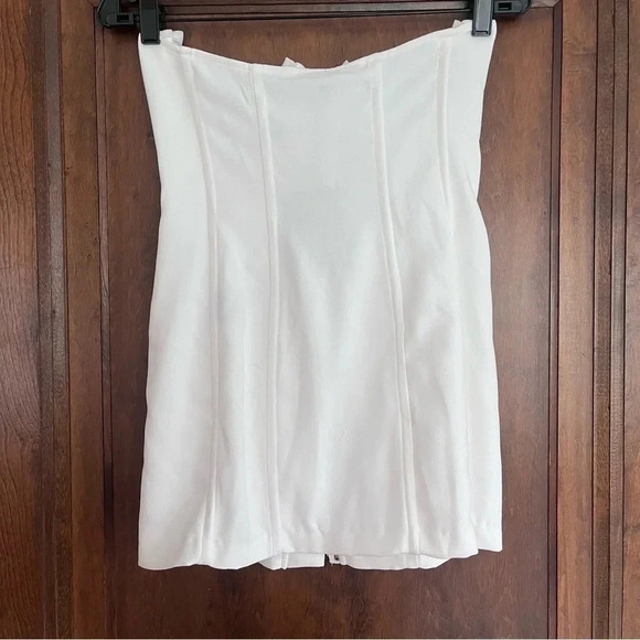 NBD Anastasia White Corset Dress and Chiffon Blouse 2 piece set Women Size XS - Picture 8 of 8